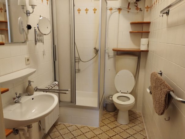 WC und Dusche
